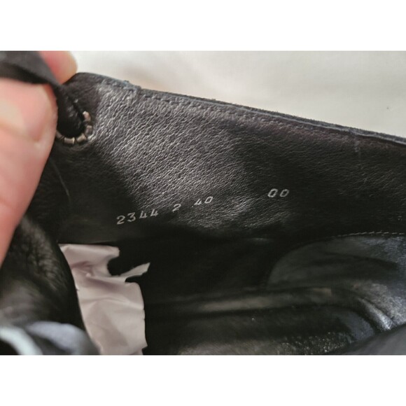 Peko Black Faux Leather Boots, Size 8 - Picture 8 of 11